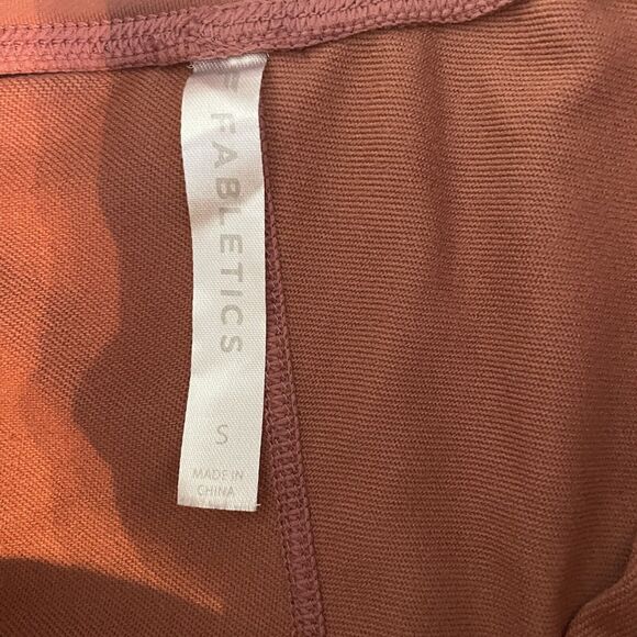 Fabletics Women’s Joggers Leggings Sz S Salmon Stretchy Pockets Yoga Pilates - Picture 5 of 9